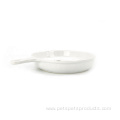 Ceramic Pet Dog Plates Bowl with Handle